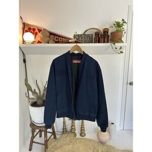 Vintage Red Kap Work Wear Jacket Navy Medium
